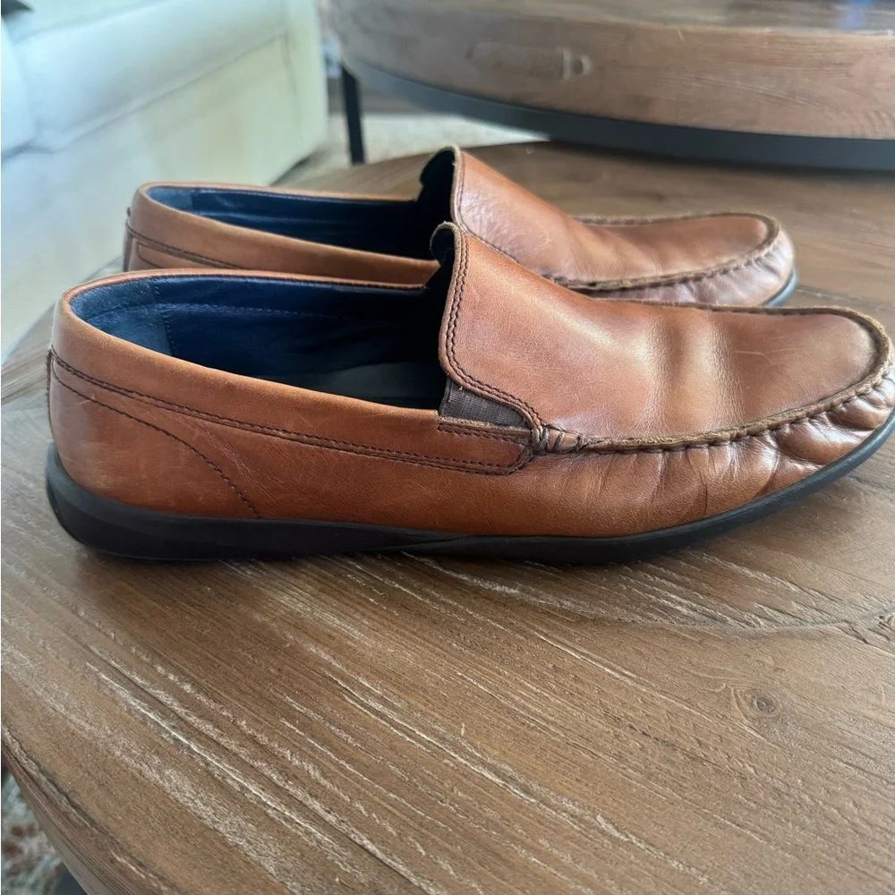Cole Haan men's size 10 1/2 Brown Leather Driving Loafers